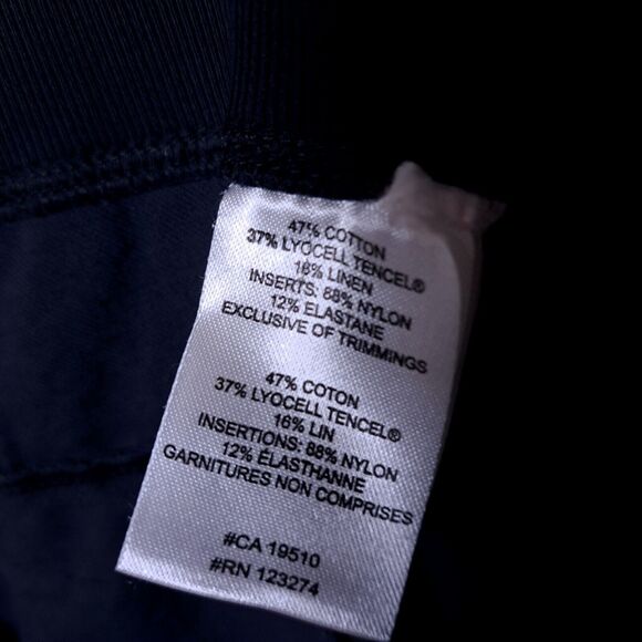 Lole Jala XL Womens Pants Black Lightweight Athleisure Linen Blend - Picture 10 of 15